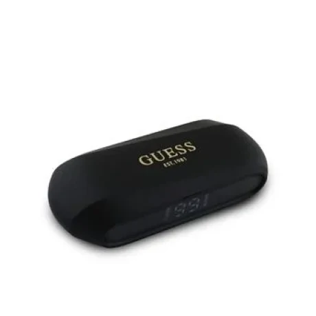 Casti wireless Guess metalice TWS, Negru