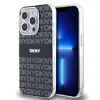 Husa Spate DKNY PC/TPU cu model dungi Tonale Magsafe pentru iPhone 13 Pro Negru