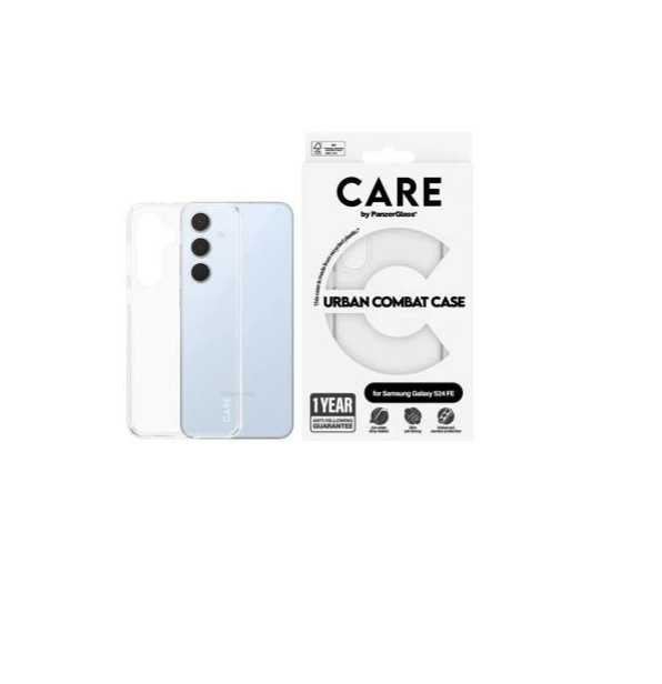 Husa Spate PanzerGlass Hard Care Urban Combat pentru Samsung Galaxy S24 FE Transparent thumb
