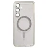 Husa Spate Glitter MagSafe pentru Samsung Galaxy S24 FE, Transparent