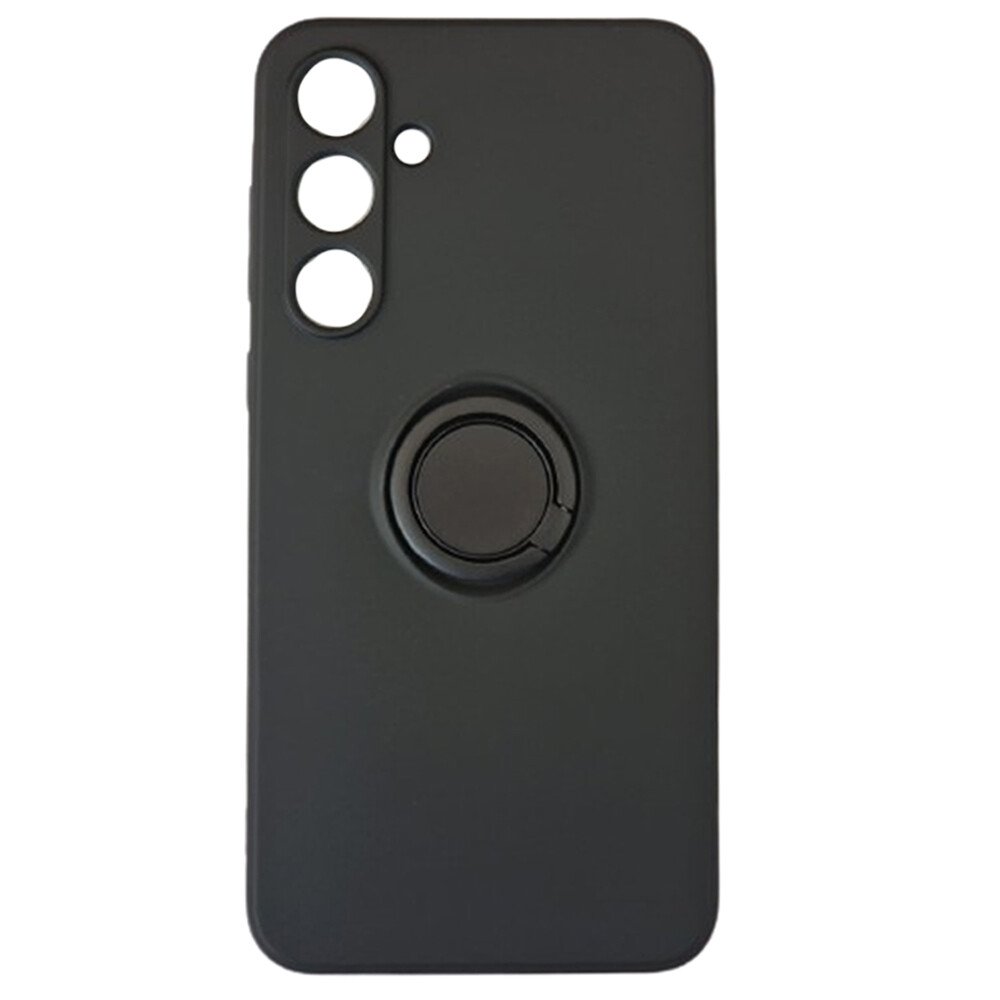 Husa Spate Silicon Finger Grip pentru Samsung A16 Negru thumb