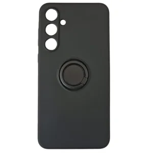 Husa Spate Silicon Finger Grip pentru Samsung A16 Negru