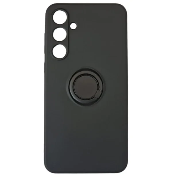 Husa Spate Silicon Finger Grip pentru Samsung A16 Negru