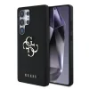 Husa Guess PU Grained 4G Metal Logo pentru Samsung Galaxy S25 Ultra, Negru