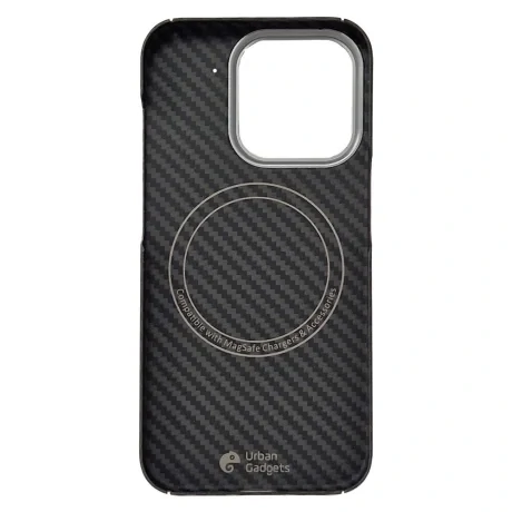 Husa Spate Hard Urban Gadgets MagForce Aramid pentru iPhone 15 Negru