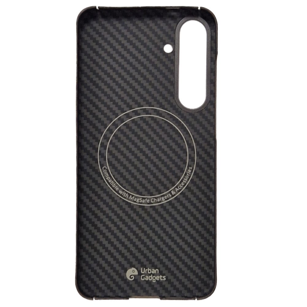 Husa Spate Hard Urban Gadgets MagForce Aramid pentru Samsung Galaxy S24 Plus Negru thumb