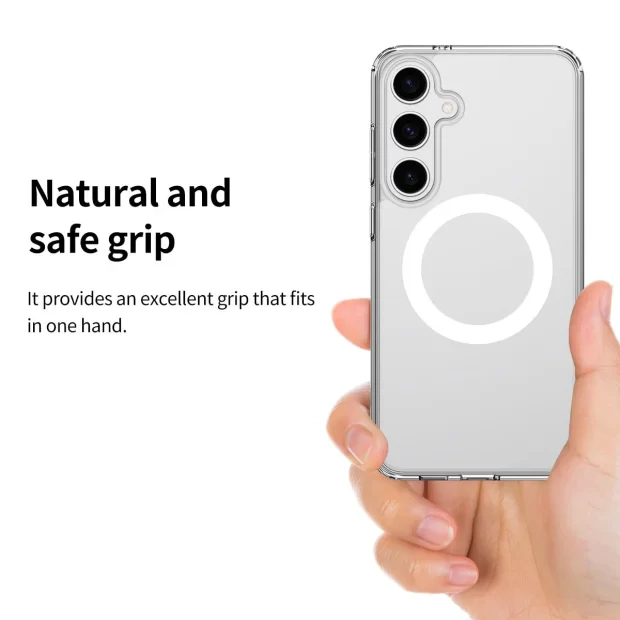 Husa spate Araree Duple M MagSafe pentru Samsung Galaxy S24 Ultra, Transparent