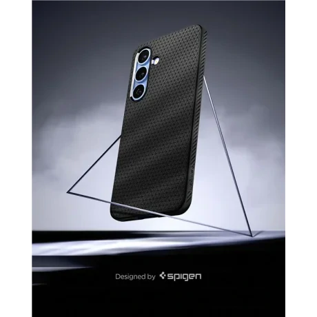 Husa Spate Spigen Liquid Air Mat pentru Samsung Galaxy S25 Negru