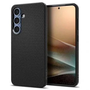 Husa Spate Spigen Liquid Air Mat pentru Samsung Galaxy S25 Negru