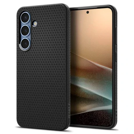 Husa Spate Spigen Liquid Air Mat pentru Samsung Galaxy S25 Negru