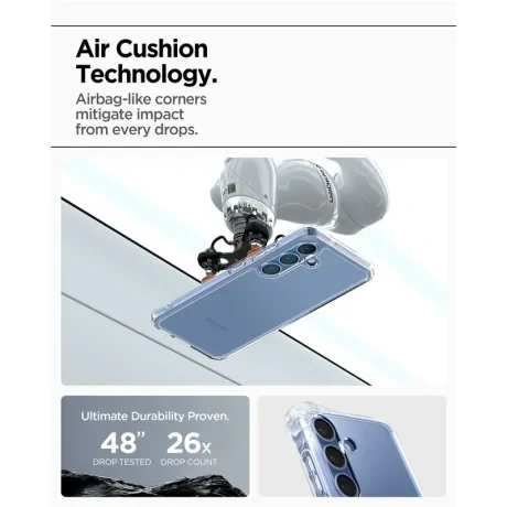 Spigen Ultra Hybrid, crystal clear - Samsung Galaxy S 2025+