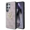 Husa Guess PU 4G Metal Logo pentru Samsung Galaxy S25 Ultra, Roz