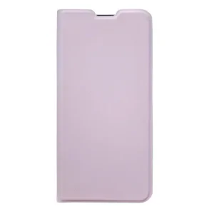 Husa Book Silicon Flip pentru Samsung Galaxy S25 Roz/Mov