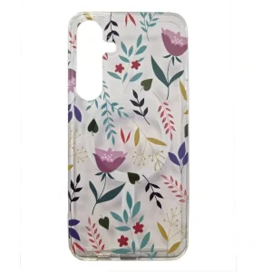 Husa Spate Fashion MagSafe pentru Samsung Galaxy S25 Floral
