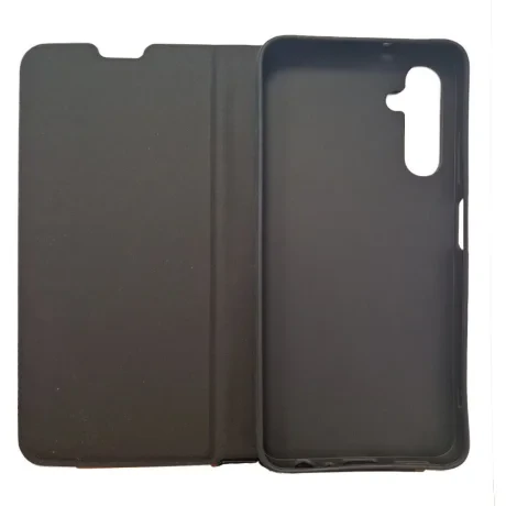 Husa Book Silicon Flip pentru Samsung Galaxy S25  Negru