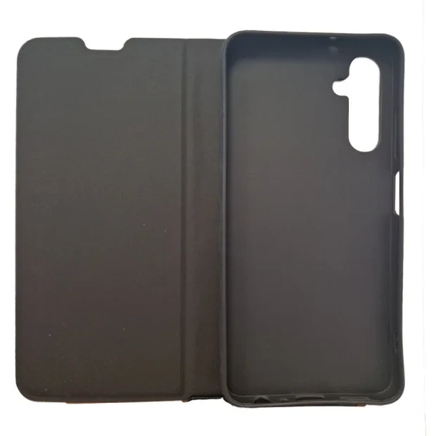 Husa Book Silicon Flip pentru Samsung Galaxy S25  Negru