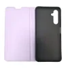 Husa Book Silicon Flip pentru Samsung Galaxy S25 Plus Roz/Mov
