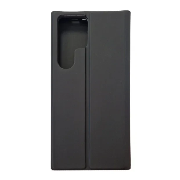 Husa Book Silicon Flip pentru Samsung Galaxy S25 Ultra Negru