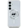 Husa Karl Lagerfeld IML Choupette Head MagSafe pentru Samsung Galaxy S25 Plus, Transparent