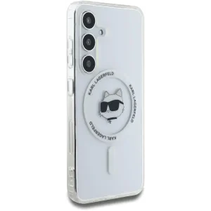 Karl Lagerfeld IML Choupette Head MagSafe pentru  Samsung Galaxy S25 Transparent