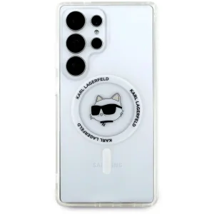 Karl Lagerfeld IML Choupette Head MagSafe pentru Samsung Galaxy S25 Ultra Transparent