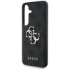 Husa Guess PU 4G Metal Logo pentru Samsung Galaxy S25 Plus, Gri
