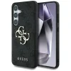 Husa Guess PU 4G Metal Logo pentru Samsung Galaxy S25 Plus, Gri