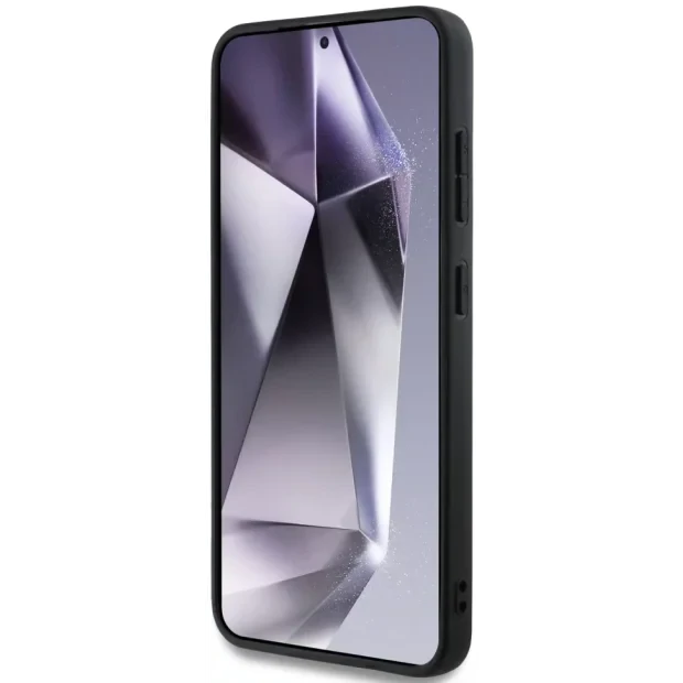 Husa Guess PU 4G Metal Logo pentru Samsung Galaxy S25 Plus, Roz