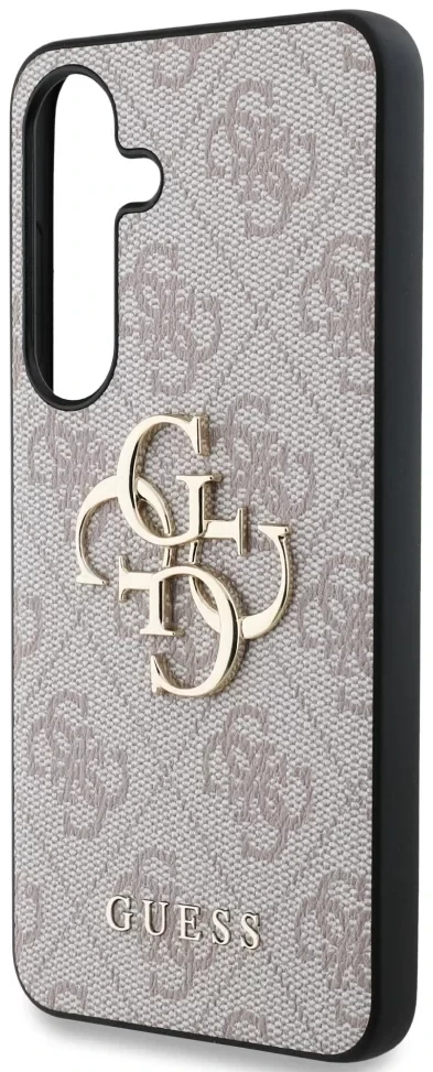 Husa Guess PU 4G Metal Logo pentru Samsung Galaxy S25 Plus, Roz thumb