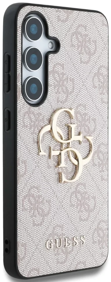 Husa Guess PU 4G Metal Logo pentru Samsung Galaxy S25 Plus, Roz thumb