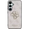 Husa Guess PU 4G Metal Logo pentru Samsung Galaxy S25 Plus, Roz