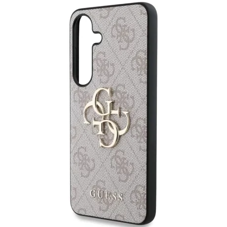 Husa Guess PU 4G Metal Logo pentru Samsung Galaxy S25, Roz