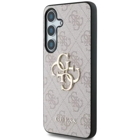 Husa Guess PU 4G Metal Logo pentru Samsung Galaxy S25, Roz