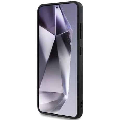 Husa Guess PU 4G Metal Logo pentru Samsung Galaxy S25, Roz
