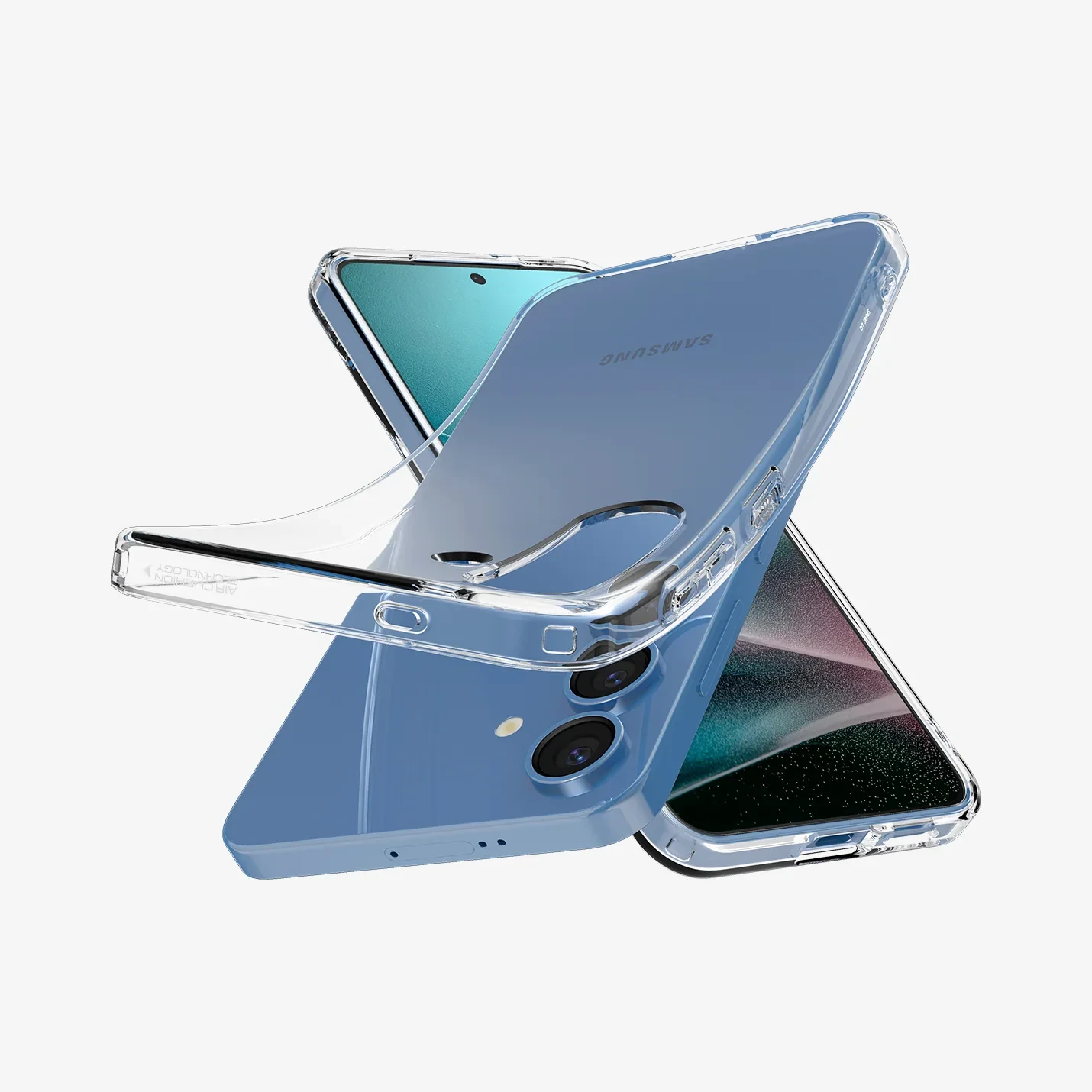 Husa  Spate Spigen Liquid Crystal pentru Samsung Galaxy S25 Plus  Transparent thumb