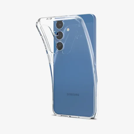 Husa  Spate Spigen Liquid Crystal pentru Samsung Galaxy S25 Transparent