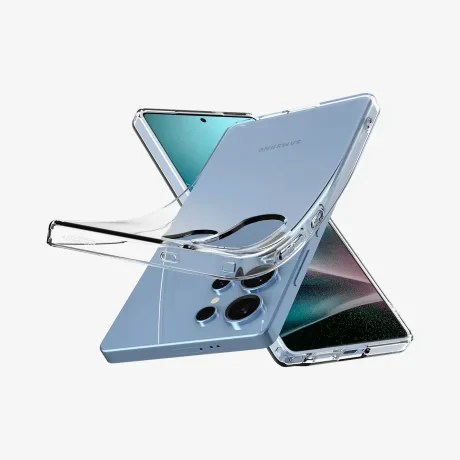 Husa  Spate Spigen Liquid Crystal pentru Samsung Galaxy S25 Ultra Transparent