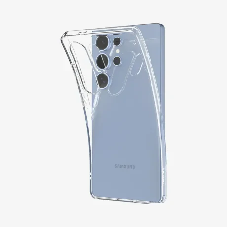 Husa  Spate Spigen Liquid Crystal pentru Samsung Galaxy S25 Ultra Transparent