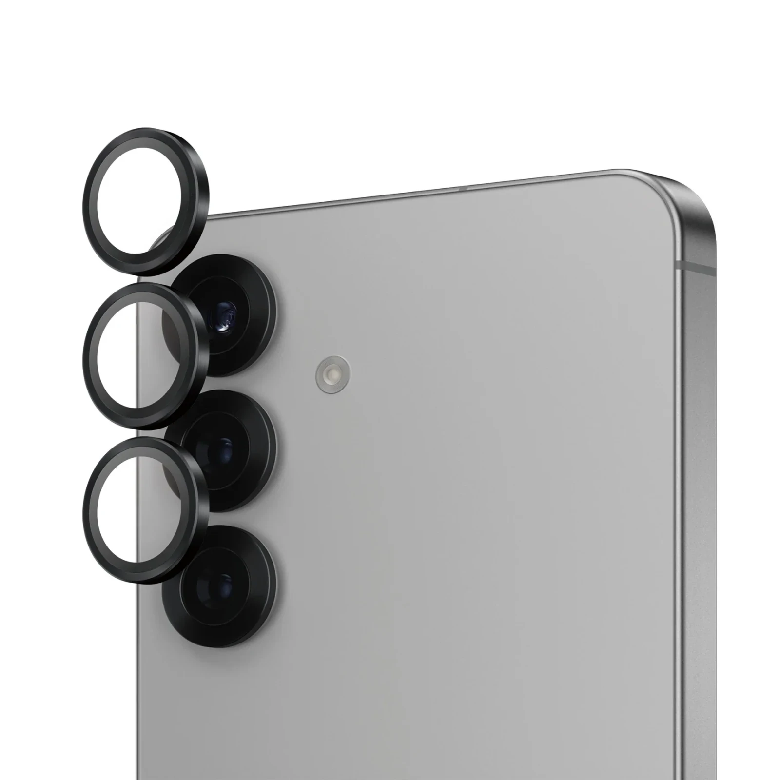 Folie Sticla Camera PanzerGlass Hoops pentru Samsung Galaxy S25  Negru thumb