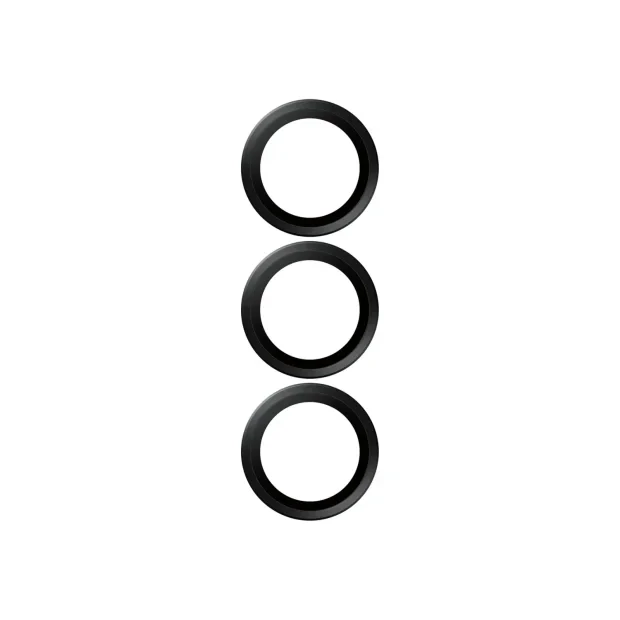 Folie Sticla Camera PanzerGlass Hoops pentru Samsung Galaxy S25 Plus Negru