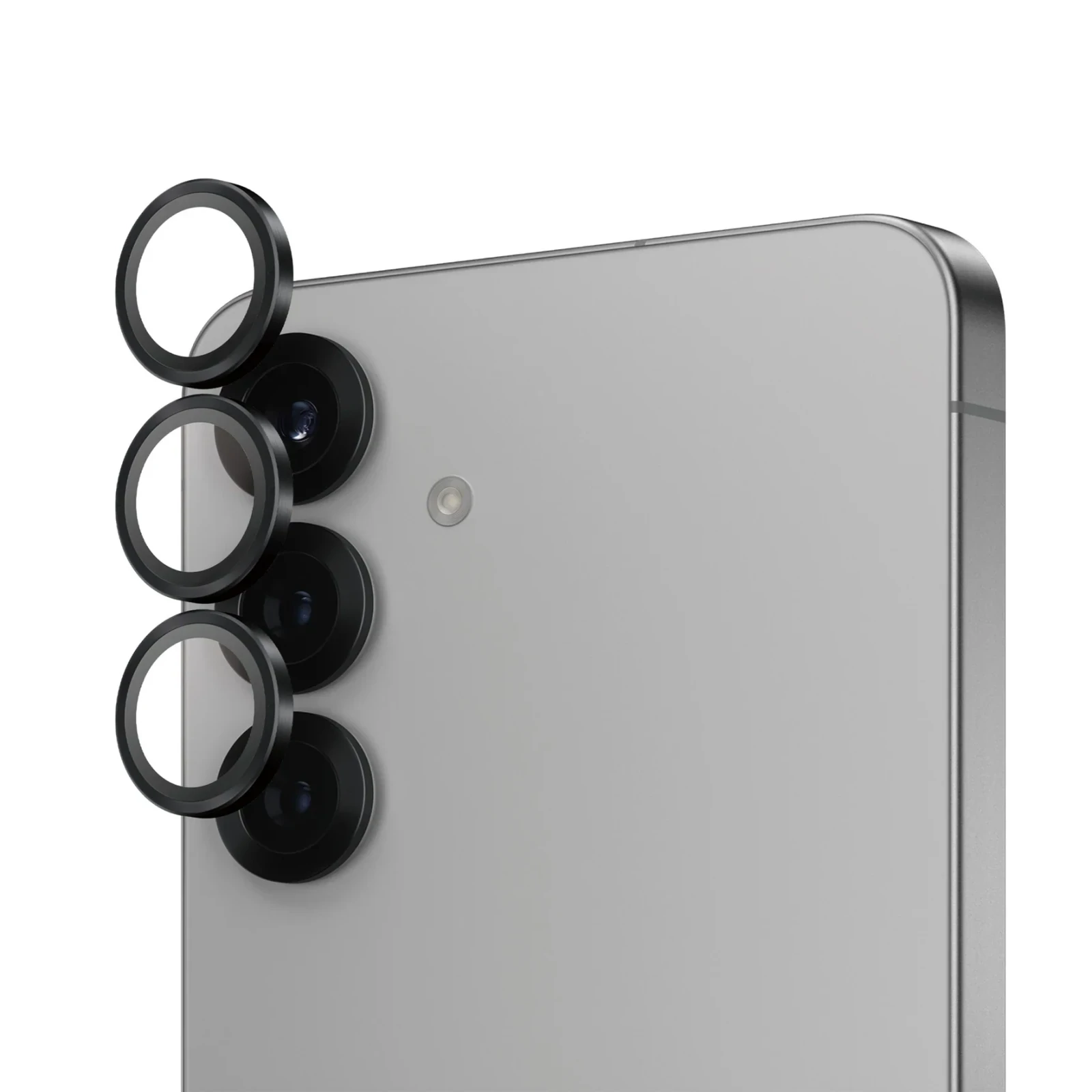 Folie Sticla Camera PanzerGlass Hoops pentru Samsung Galaxy S25 Plus Negru thumb