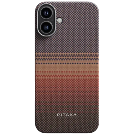 Husa tesuta tactila Pitaka, apus de soare - iPhone 16