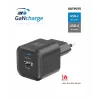 Incarcator Retea Swissten GaN 1x USB-C 20W 1xUSB-A 18W Negru