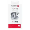 Casti Bluetooth Swissten ANC Focus Alb