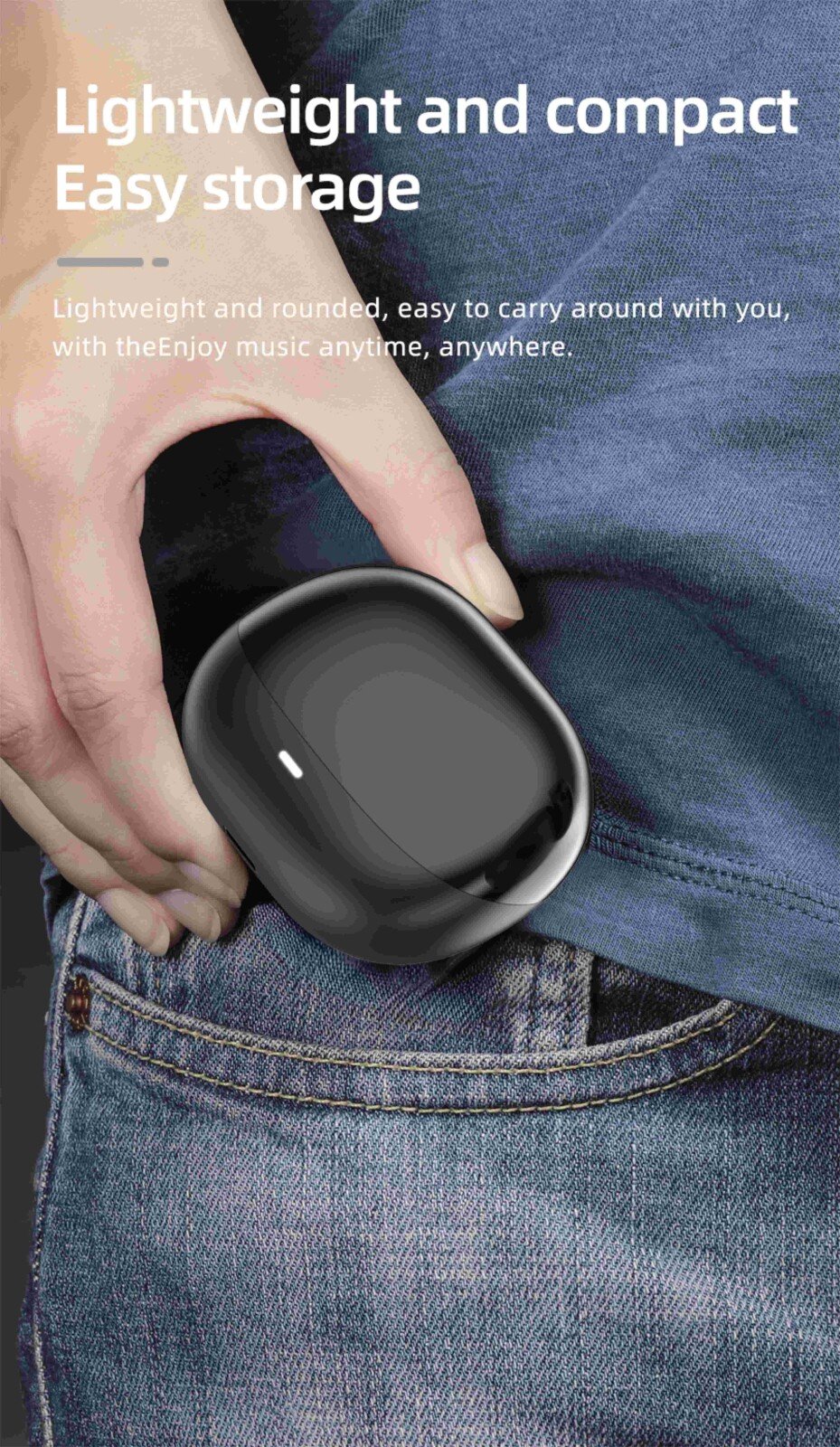 Casti Bluetooth Swissten ANC Focus Negru thumb