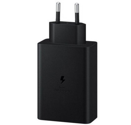 Incarcator Retea compatibil cu Samsung Trio USB-C/2xUSB-A EP-T6530NBEGEU 65W Negru thumb