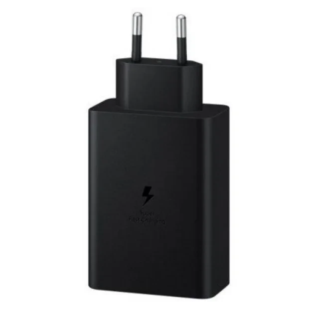 Incarcator Retea compatibil cu Samsung Trio USB-C/2xUSB-A EP-T6530NBEGEU 65W Negru