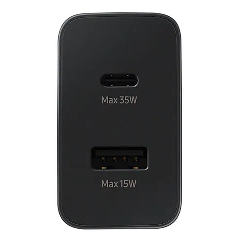 EP-TA220NBE Incarcator de calatorie Samsung Dual (USB-C,USB-A) 35W Negru thumb