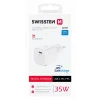 Incarcator Retea Swissten GaN 1x USB-C 35W Alb