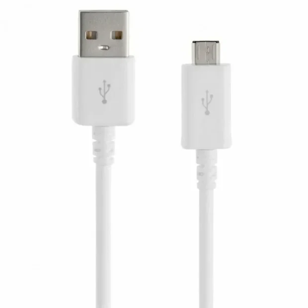 Cablu Date Samsung USB-A/Micro USB compatibil cu Samsung ECB-DU4EWE Quick Bulk 1.5m Alb